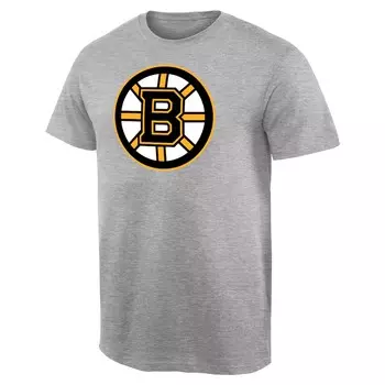 Футболка с коротким рукавом Fanatics Branded Boston Bruins, пепельный