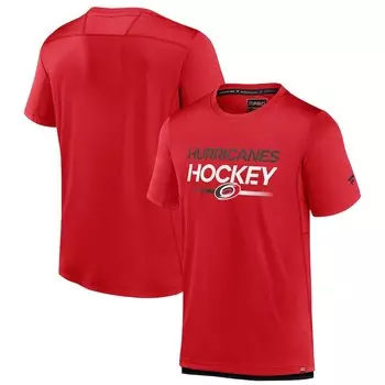 Футболка с коротким рукавом Fanatics Branded Carolina Hurricanes, красный