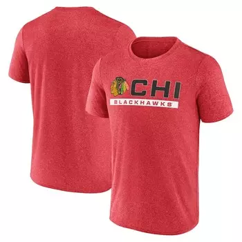 Футболка с коротким рукавом Fanatics Branded Chicago Blackhawks, красный
