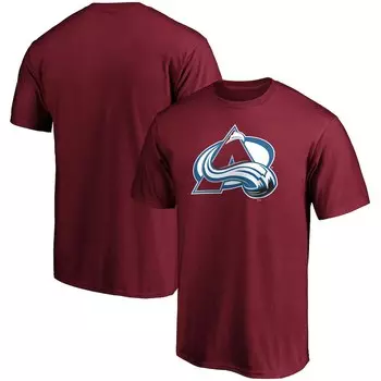 Футболка с коротким рукавом Fanatics Branded Colorado Avalanche, бордовый
