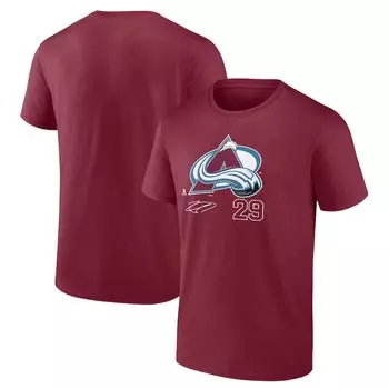 Футболка с коротким рукавом Fanatics Branded Colorado Avalanche, бордовый