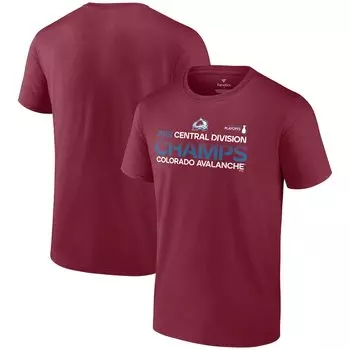 Футболка с коротким рукавом Fanatics Branded Colorado Avalanche, бордовый
