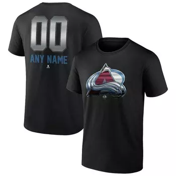 Футболка с коротким рукавом Fanatics Branded Colorado Avalanche, черный