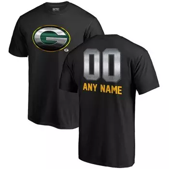 Футболка с коротким рукавом Fanatics Branded Green Bay Packers, черный