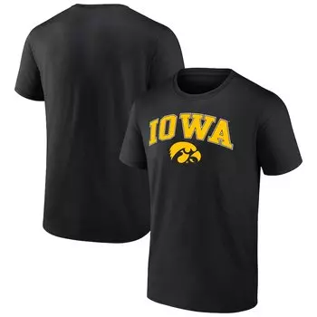 Футболка с коротким рукавом Fanatics Branded Iowa Hawkeyes, черный