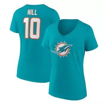 Футболка с коротким рукавом Fanatics Branded Miami Dolphins, аква
