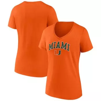 Футболка с коротким рукавом Fanatics Branded Miami Hurricanes, оранжевый