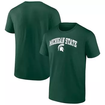 Футболка с коротким рукавом Fanatics Branded Michigan State Spartans, зеленый