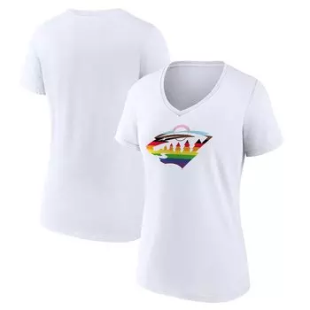 Футболка с коротким рукавом Fanatics Branded Minnesota Wild, белый