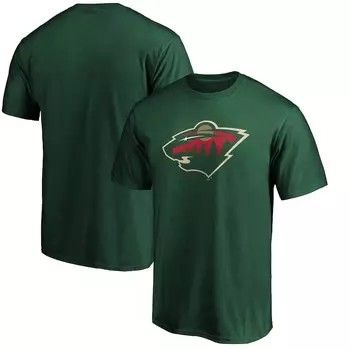 Футболка с коротким рукавом Fanatics Branded Minnesota Wild, зеленый