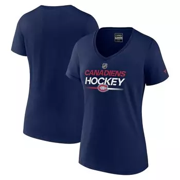 Футболка с коротким рукавом Fanatics Branded Montreal Canadiens, нави