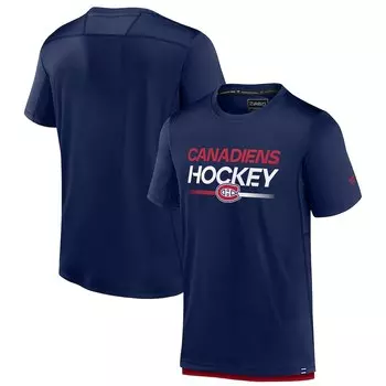 Футболка с коротким рукавом Fanatics Branded Montreal Canadiens, нави
