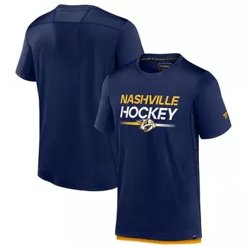 Футболка с коротким рукавом Fanatics Branded Nashville Predators, нави