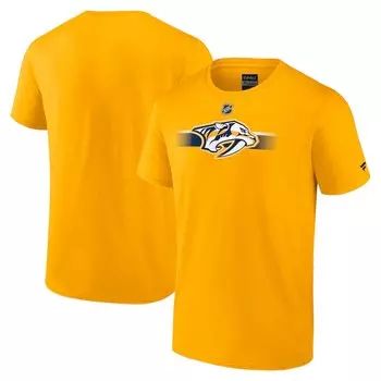 Футболка с коротким рукавом Fanatics Branded Nashville Predators, золотой
