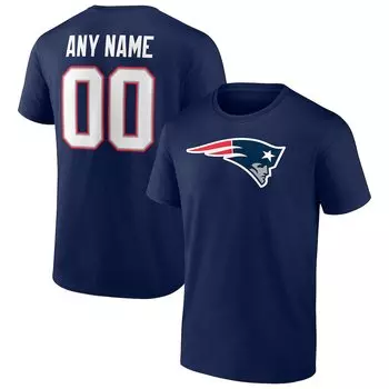 Футболка с коротким рукавом Fanatics Branded New England Patriots, нави