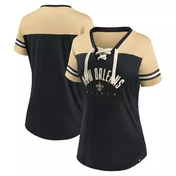 Футболка с коротким рукавом Fanatics Branded New Orleans Saints, черный