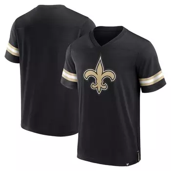 Футболка с коротким рукавом Fanatics Branded New Orleans Saints, черный
