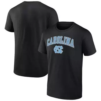 Футболка с коротким рукавом Fanatics Branded North Carolina Tar Heels, черный