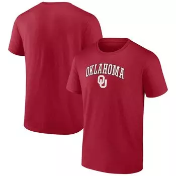 Футболка с коротким рукавом Fanatics Branded Oklahoma Sooners, малиновый