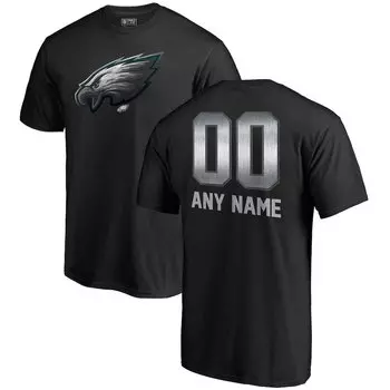 Футболка с коротким рукавом Fanatics Branded Philadelphia Eagles, черный