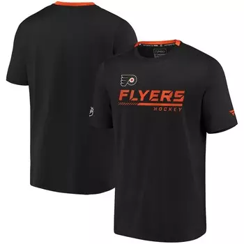 Футболка с коротким рукавом Fanatics Branded Philadelphia Flyers, черный
