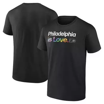 Футболка с коротким рукавом Fanatics Branded Philadelphia Flyers, черный