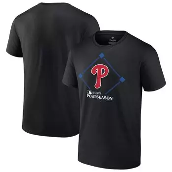 Футболка с коротким рукавом Fanatics Branded Philadelphia Phillies, черный