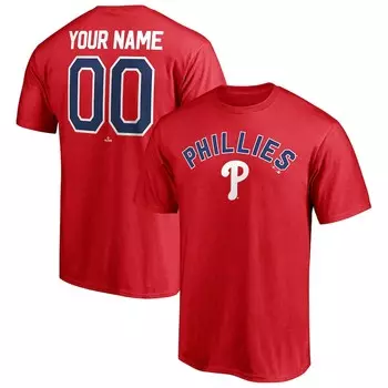 Футболка с коротким рукавом Fanatics Branded Philadelphia Phillies, красный