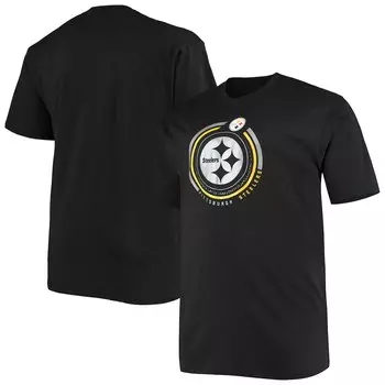 Футболка с коротким рукавом Fanatics Branded Pittsburgh Steelers, черный