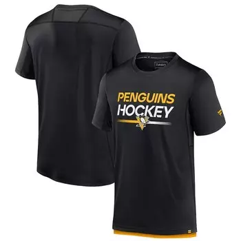 Футболка с коротким рукавом Fanatics Branded Pittsburgh Penguins, черный
