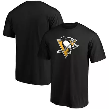 Футболка с коротким рукавом Fanatics Branded Pittsburgh Penguins, черный