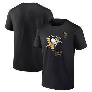Футболка с коротким рукавом Fanatics Branded Pittsburgh Penguins, черный