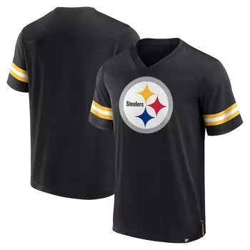 Футболка с коротким рукавом Fanatics Branded Pittsburgh Steelers, черный