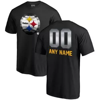 Футболка с коротким рукавом Fanatics Branded Pittsburgh Steelers, черный