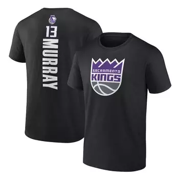 Футболка с коротким рукавом Fanatics Branded Sacramento Kings, черный