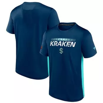 Футболка с коротким рукавом Fanatics Branded Seattle Kraken, нави