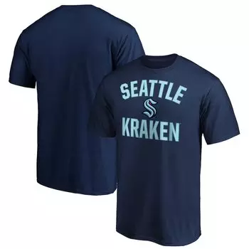 Футболка с коротким рукавом Fanatics Branded Seattle Kraken, нави
