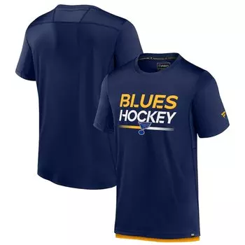 Футболка с коротким рукавом Fanatics Branded St Louis Blues, нави