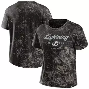 Футболка с коротким рукавом Fanatics Branded Tampa Bay Lightning, черный