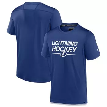 Футболка с коротким рукавом Fanatics Branded Tampa Bay Lightning, синий