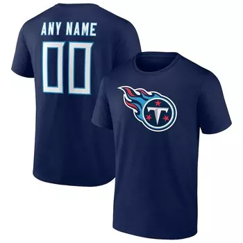 Футболка с коротким рукавом Fanatics Branded Tennessee Titans, нави