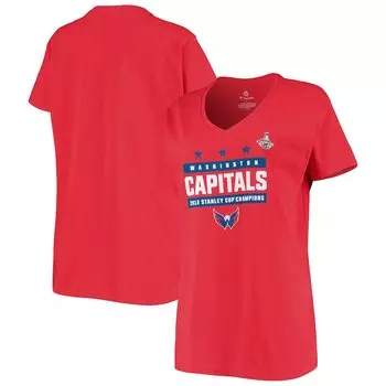 Футболка с коротким рукавом Fanatics Branded Washington Capitals, красный