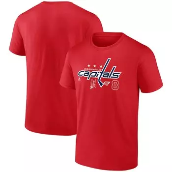 Футболка с коротким рукавом Fanatics Branded Washington Capitals, красный