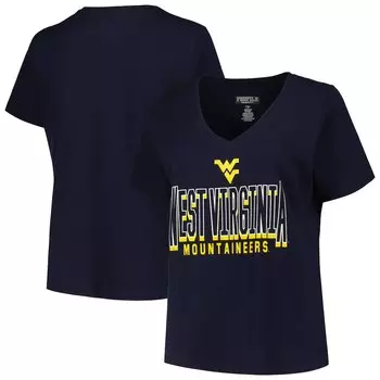 Футболка с коротким рукавом Fanatics Branded West Virginia Mountaineers, нави