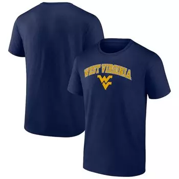 Футболка с коротким рукавом Fanatics Branded West Virginia Mountaineers, нави