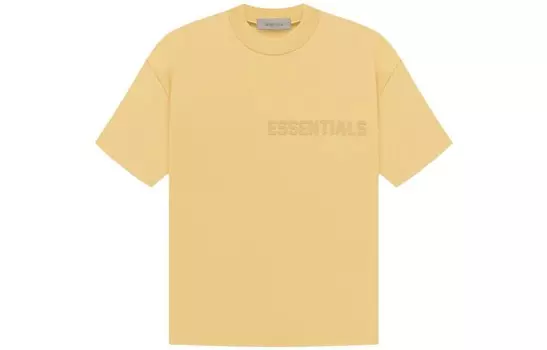Футболка с коротким рукавом Fear Of God Essentials, светло-желтый