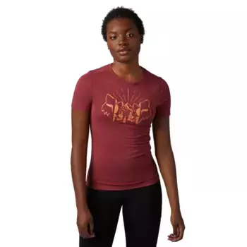 Футболка с коротким рукавом Fox Racing The Format Tech, красный