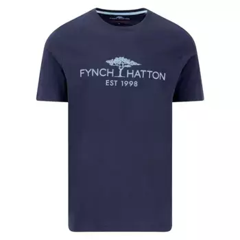 Футболка с коротким рукавом Fynch Hatton Logo, синий