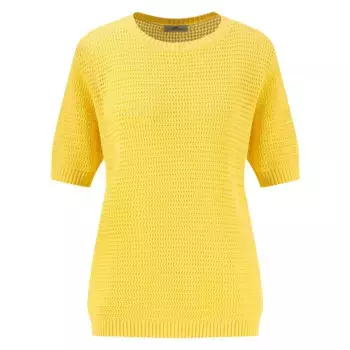 Футболка с коротким рукавом Fynch Hatton Pointelle, желтый