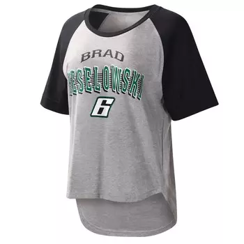 Футболка с коротким рукавом G-III 4Her by Carl Banks Brad Keselowski, серый